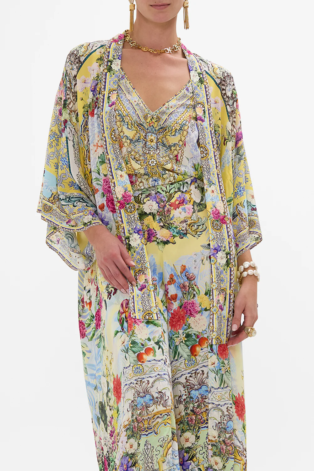 KIMONO LAYER WITH COLLAR FLOR FANTÁSTICA - Image 5