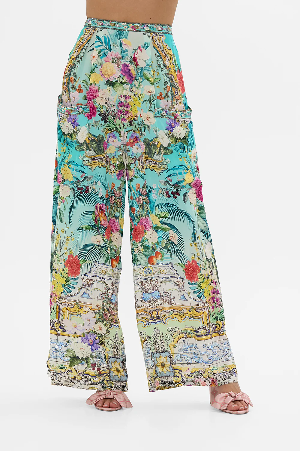 WIDE LEG TROUSER WITH FRONT POCKETS GARDENS OF QUELUZ - Image 5