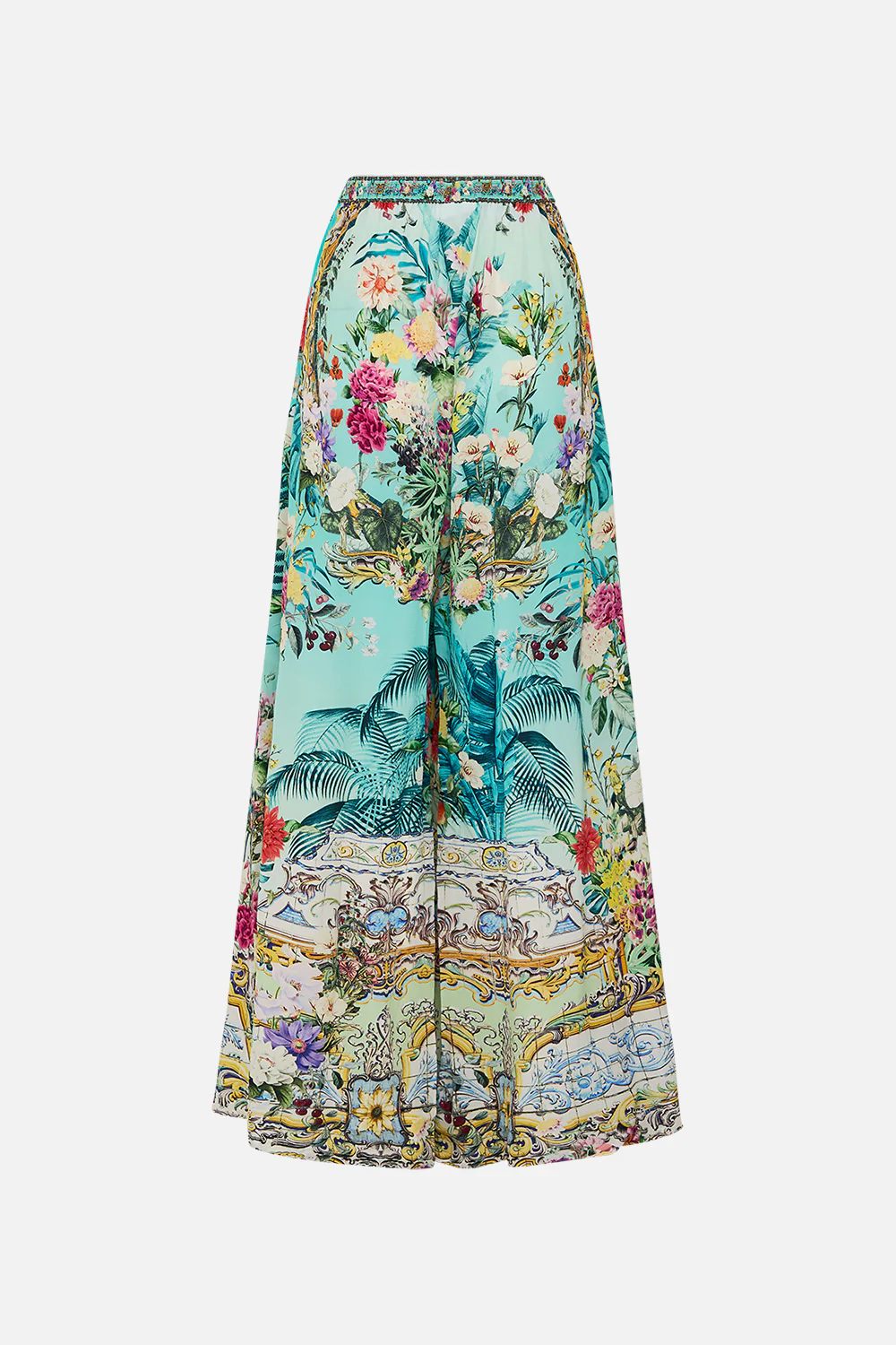 WIDE LEG TROUSER WITH FRONT POCKETS GARDENS OF QUELUZ - Image 8