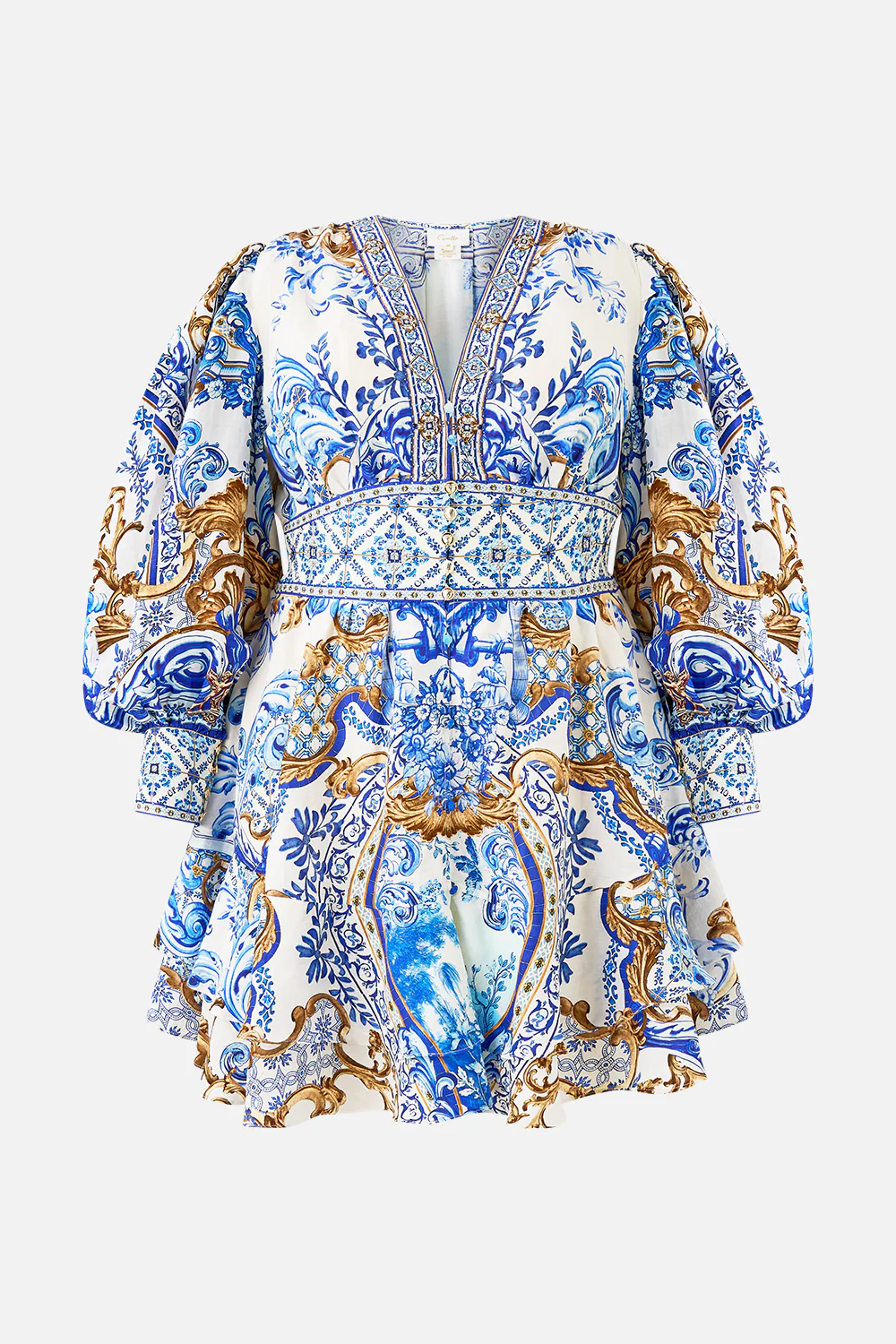 BUTTON FRONT FRILL DRESS AZUL ADVENTURES - Image 10