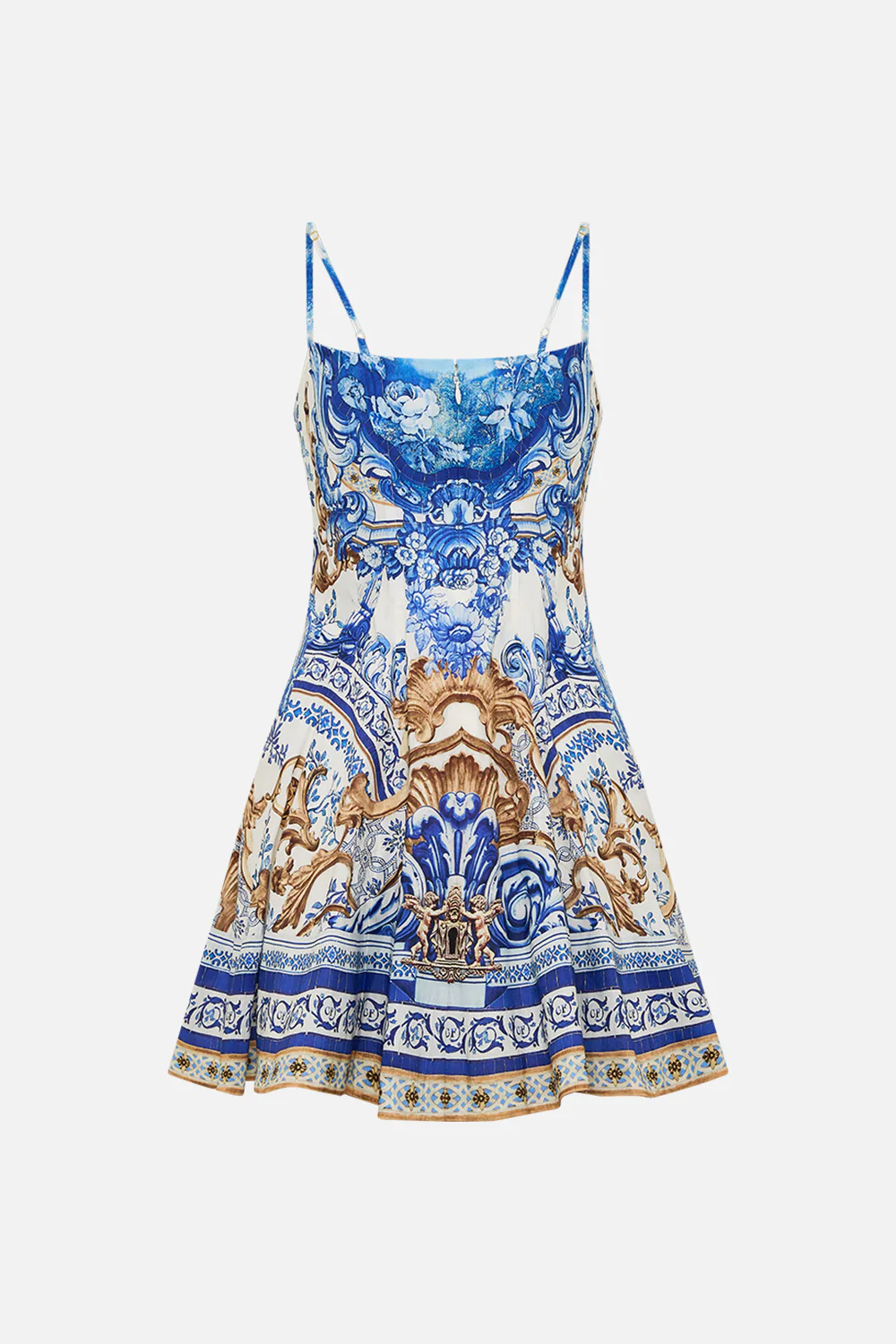 CORSET DRESS WITH SHORT FLARED SKIRT AZUL ADVENTURES - Image 7
