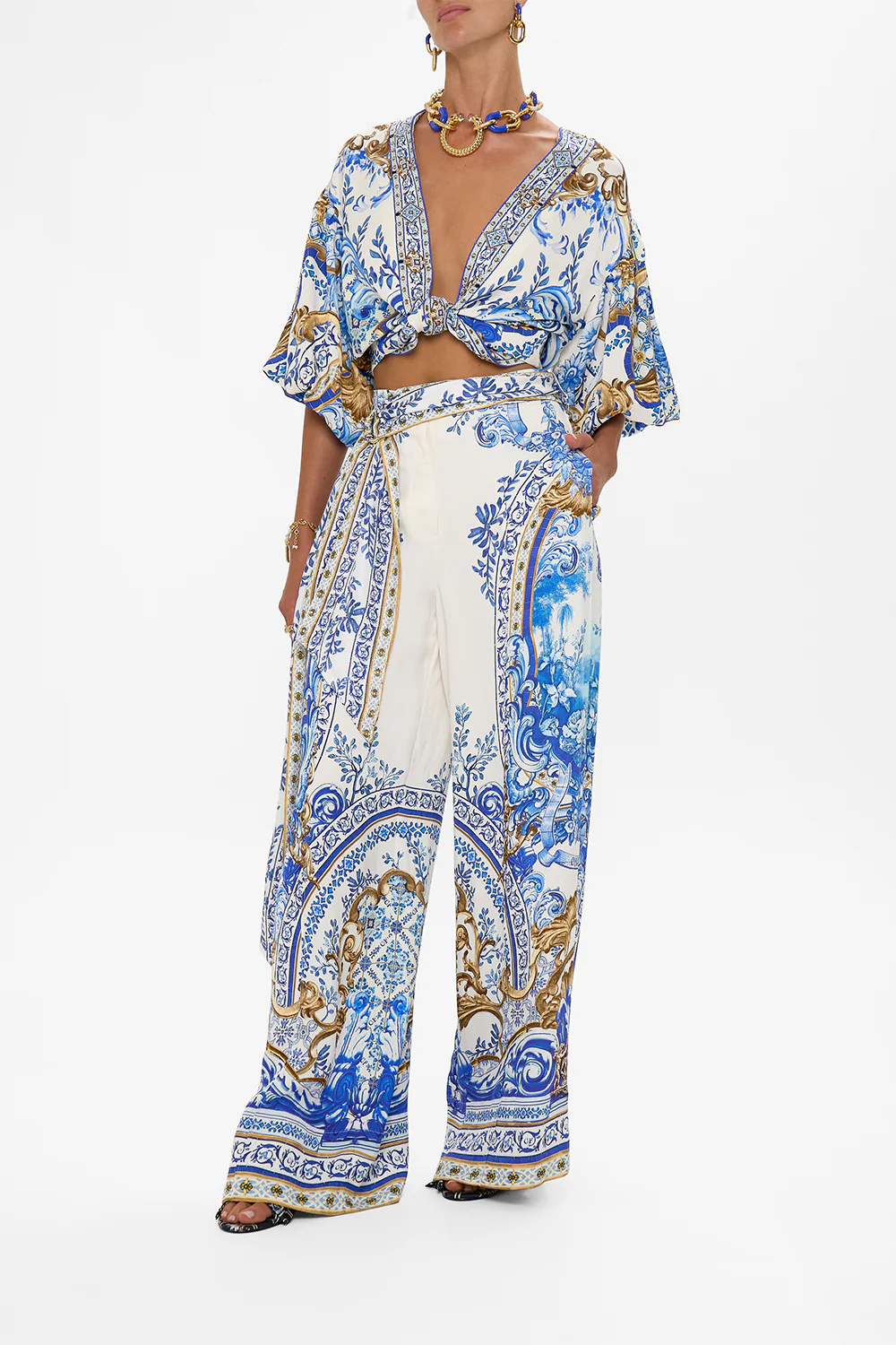 SCARF BELT WIDE LEG PANT AZUL ADVENTURES - Image 4