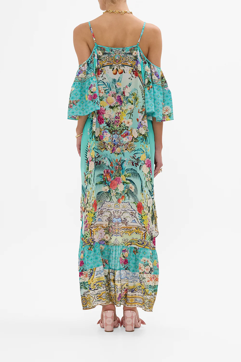 COLD SHOULDER HIGH LOW DRESS GARDENS OF QUELUZ - Image 2