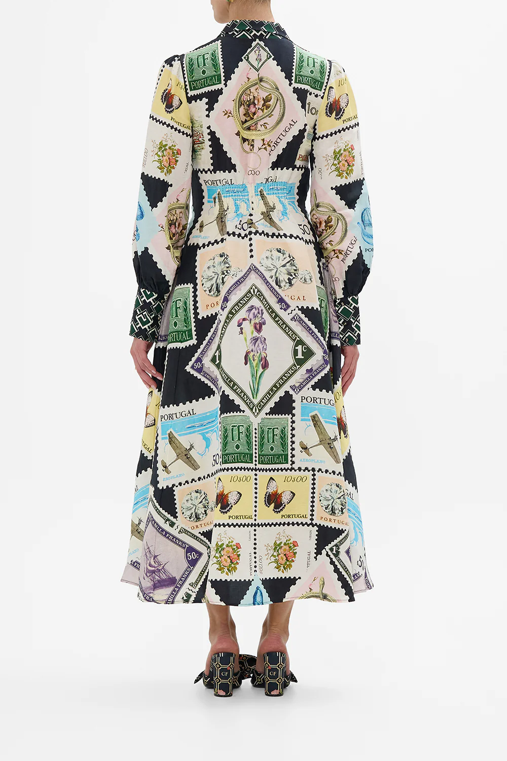 WAIST TIE SHIRT DRESS MY PORTO PEN PAL - Image 2