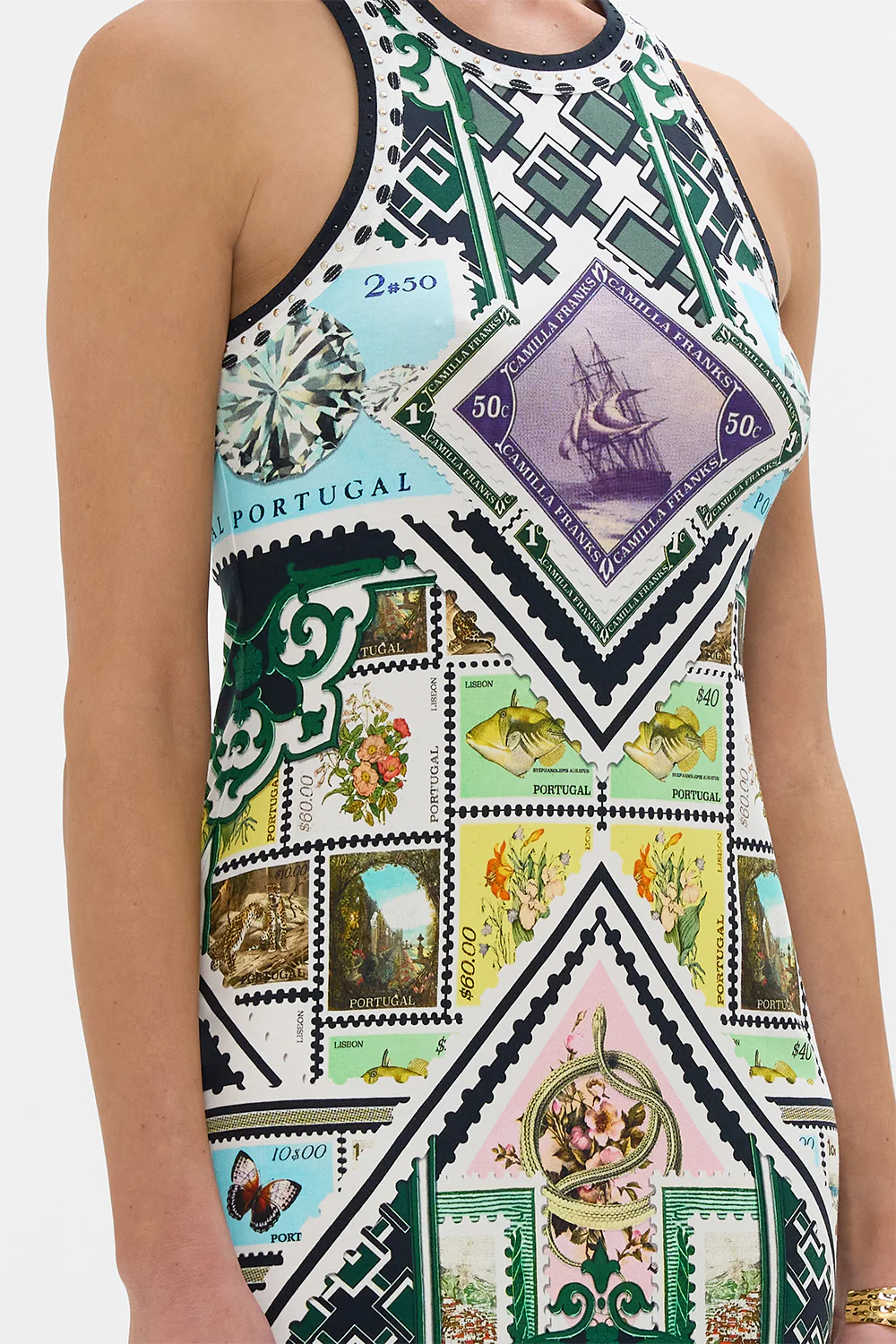 JERSEY TANK DRESS MY PORTO PEN PAL - Image 6