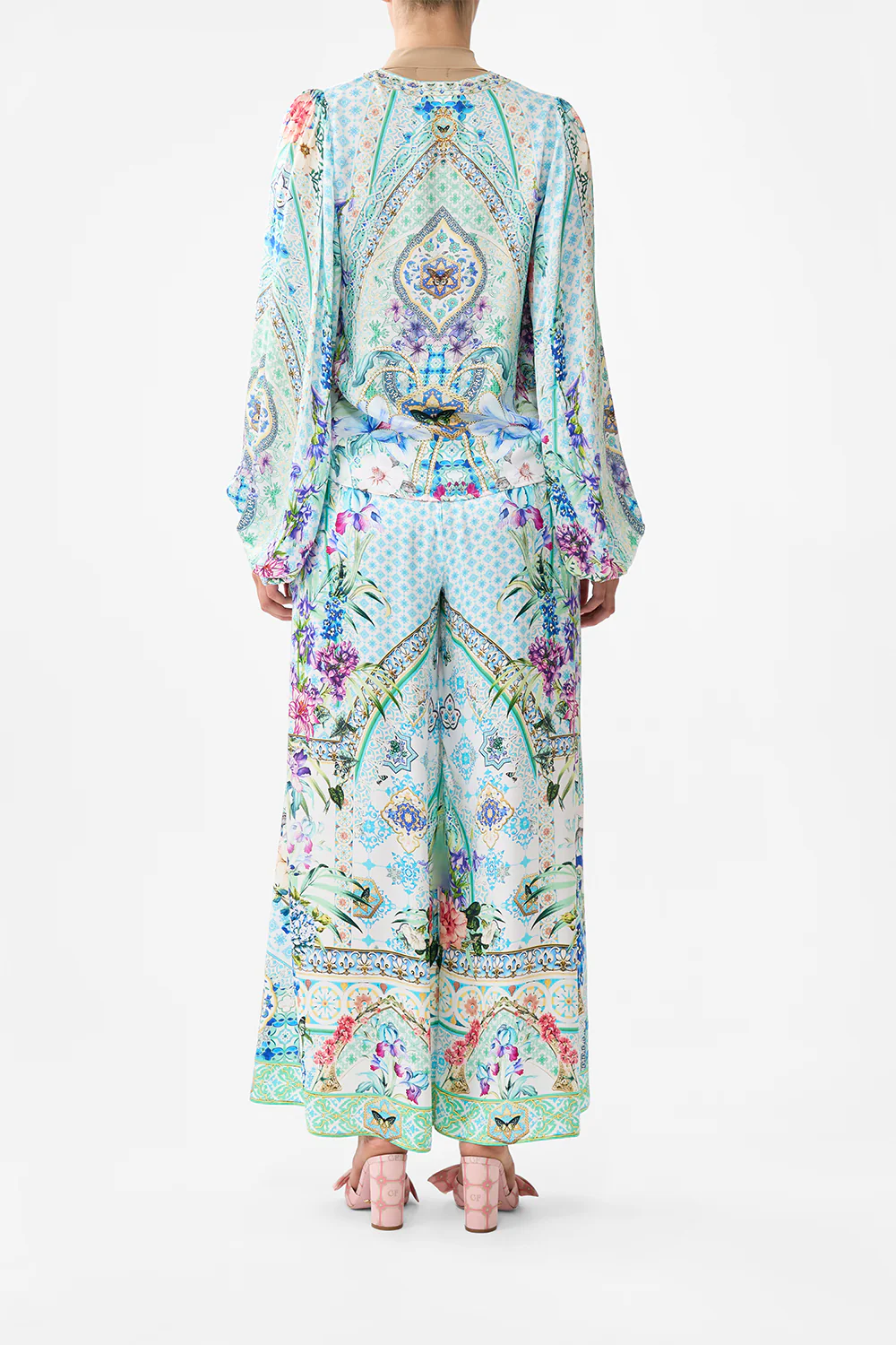 SHIRRED WAIST PANT SUNRISE IN SINTRA - Image 10