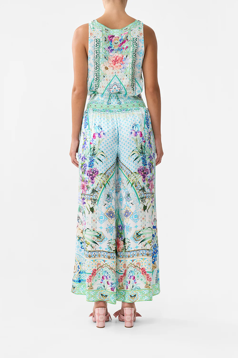 SHIRRED WAIST PANT SUNRISE IN SINTRA - Image 2