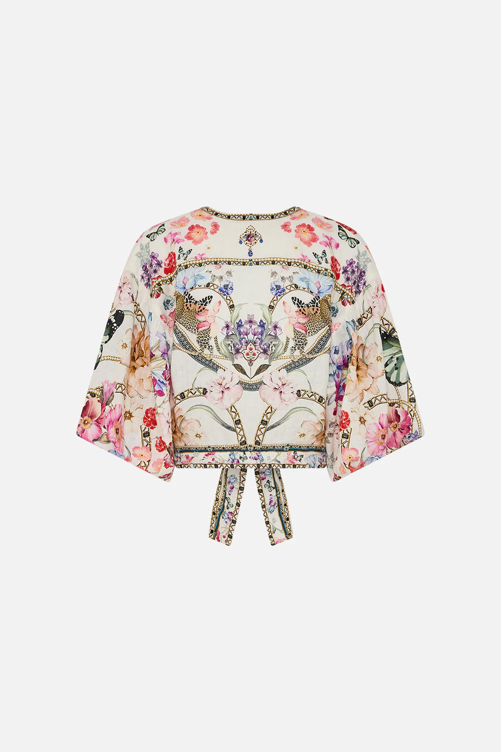 TIE FRONT PUFF SLEEVE TOP MONSERRATE MAGIC - Image 7