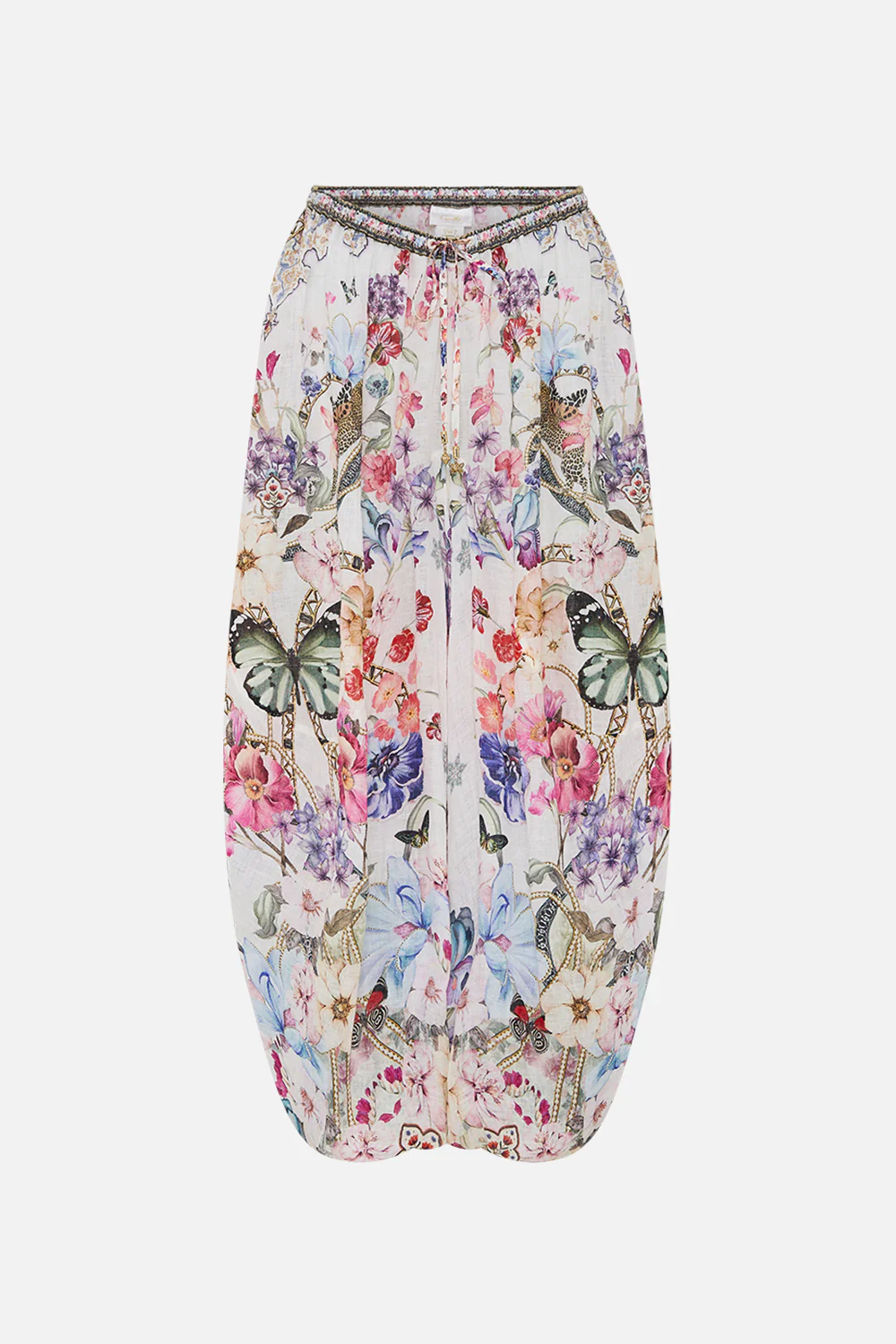 PANELLED HAREM PANT WITH TIE WAIST MONSERRATE MAGIC - Image 3