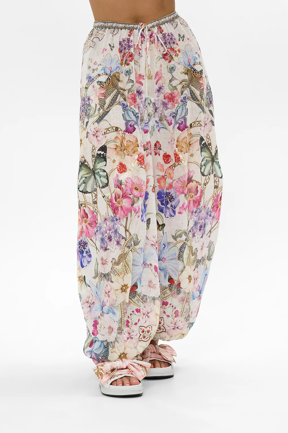 PANELLED HAREM PANT WITH TIE WAIST MONSERRATE MAGIC - Image 5
