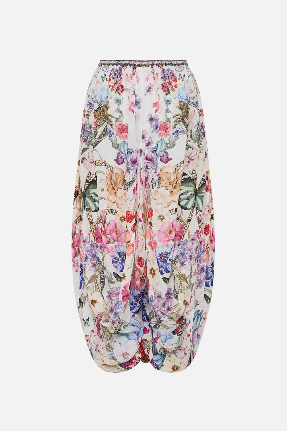 PANELLED HAREM PANT WITH TIE WAIST MONSERRATE MAGIC - Image 7