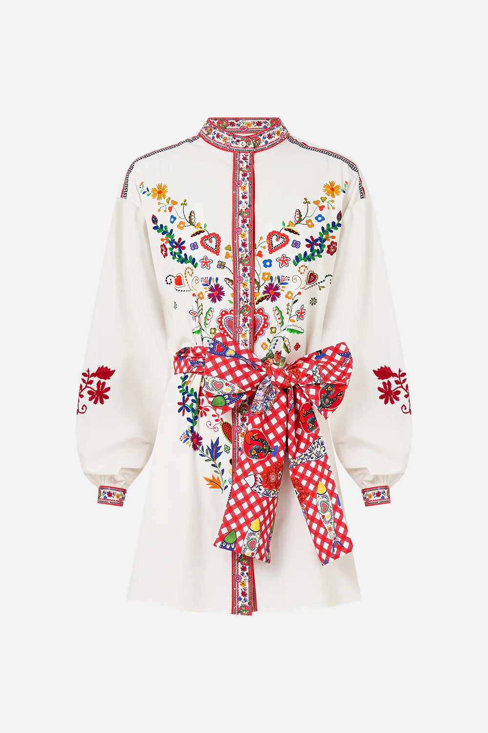 WAIST TIE BUTTON THROUGH SHIRT FAITH, LUCK & JUSTICE - Image 3