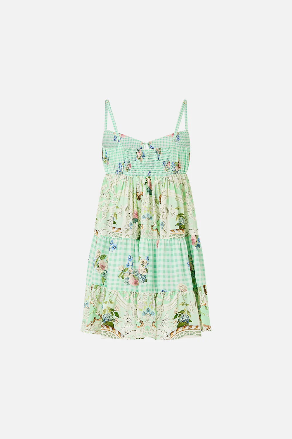 GATHERED BUST TIERED MINI DRESS PESTANA PANORAMA - Image 6