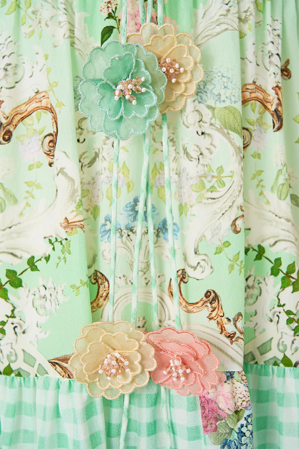 GATHERED BUST TIERED MINI DRESS PESTANA PANORAMA - Image 7