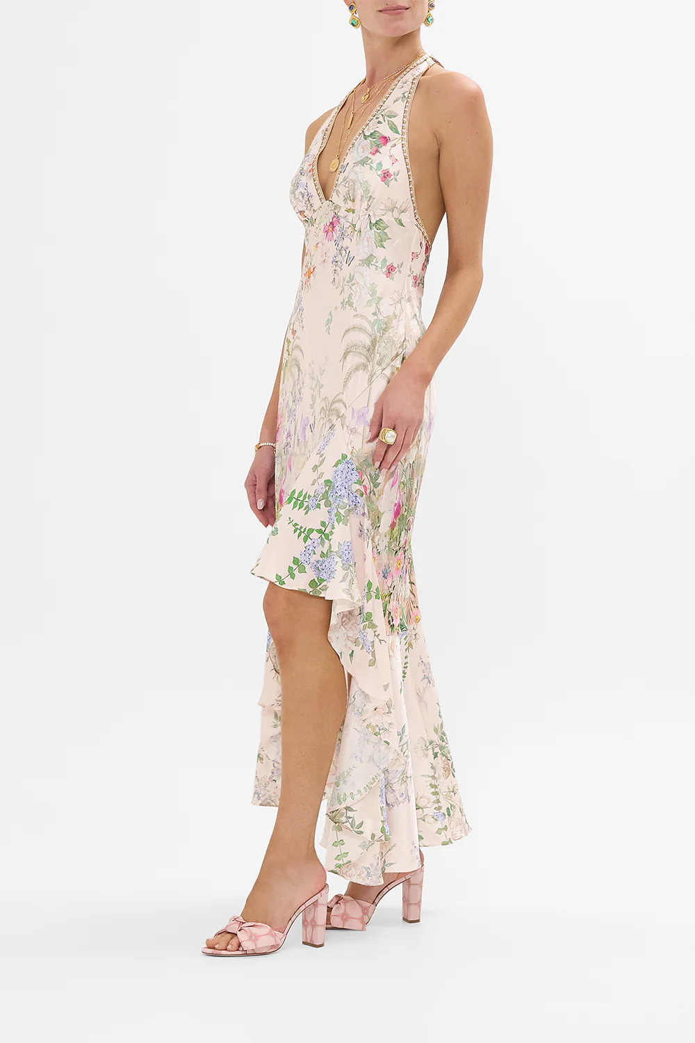 BIAS HALTER DRESS WITH RUFFLE HEM PALACIO PLAYGROUND - Image 4