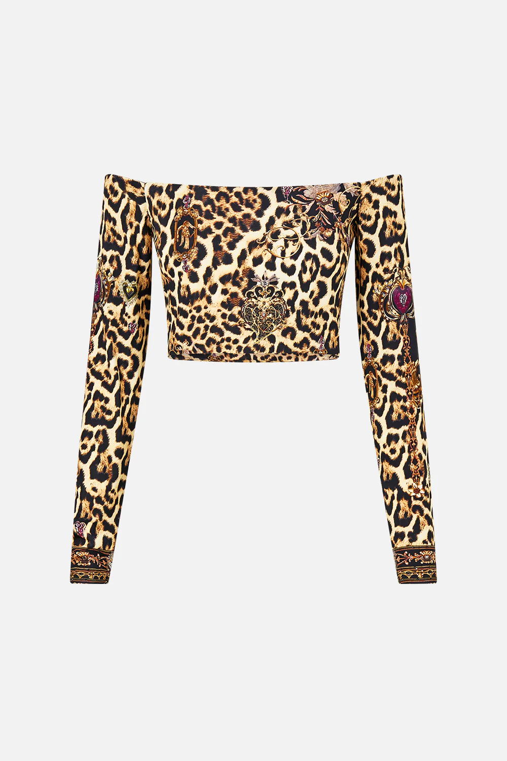 OFF SHOULDER  CROPPED JERSEY TOP SAINTS AND SISTERS - Image 3