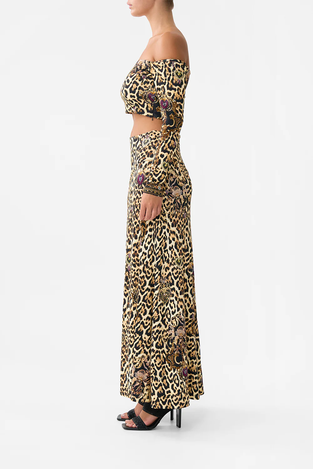 OFF SHOULDER  CROPPED JERSEY TOP SAINTS AND SISTERS - Image 4