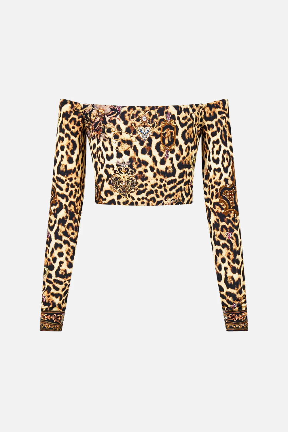 OFF SHOULDER  CROPPED JERSEY TOP SAINTS AND SISTERS - Image 7