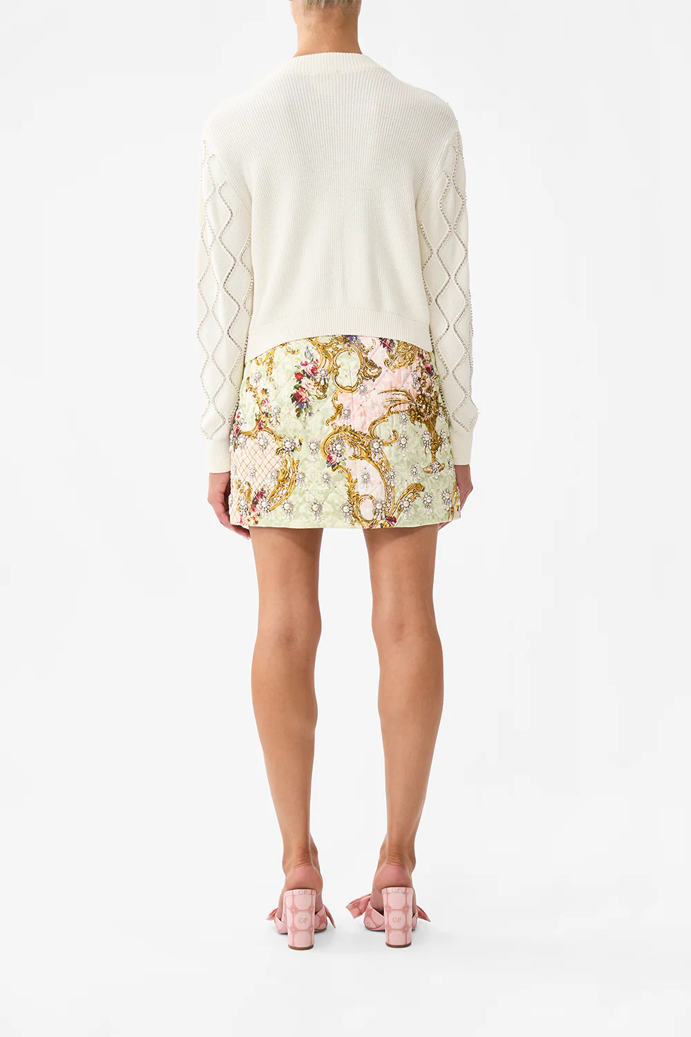 CROPPED KNIT CARDIGAN THE QUEENS QUARTERS - Image 2