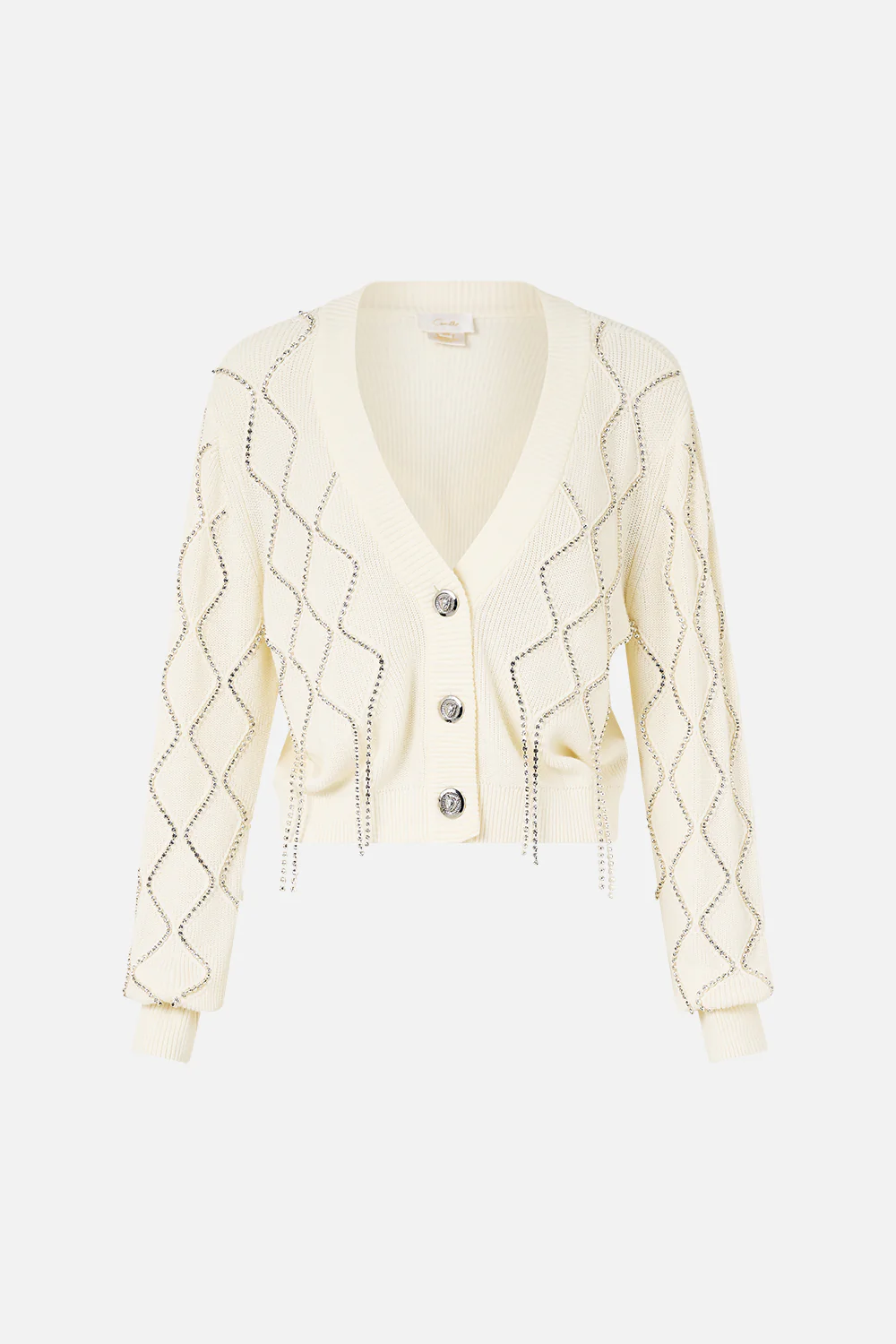 CROPPED KNIT CARDIGAN THE QUEENS QUARTERS - Image 3