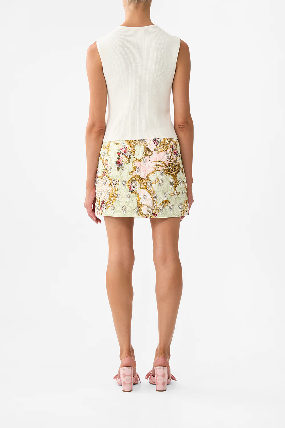SLEEVELESS KNIT TANK TOP THE QUEENS QUARTERS - Image 2