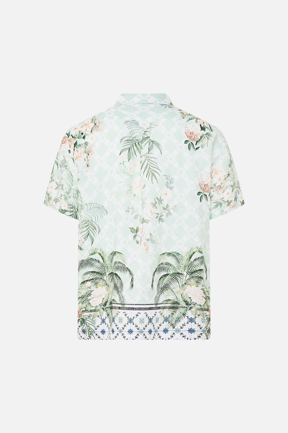 RELAXED FIT CAMP-COLLAR SHORT SLEEVE SHIRT JARDIM PARTY - Image 7
