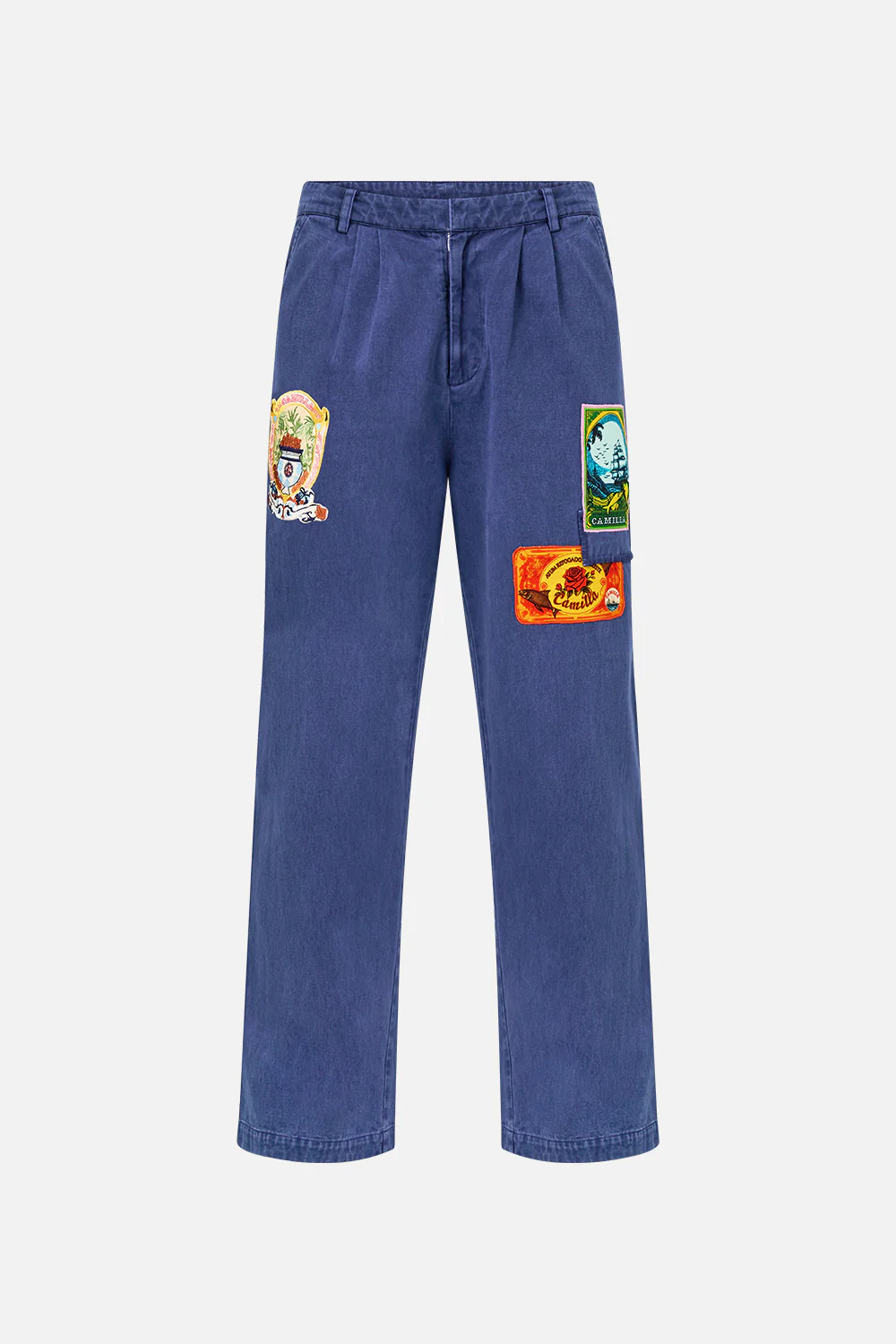 STRAIGHT LEG PLEATED CHINO SONG OF SAINT ANTHONY - Image 3