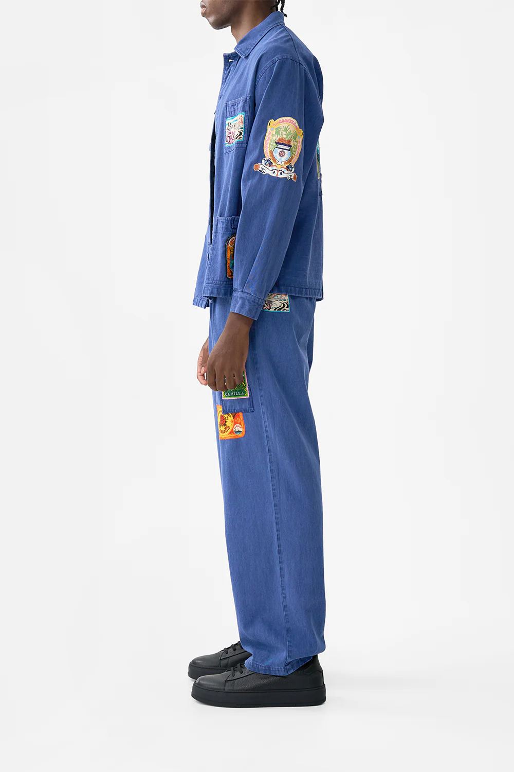 STRAIGHT LEG PLEATED CHINO SONG OF SAINT ANTHONY - Image 4