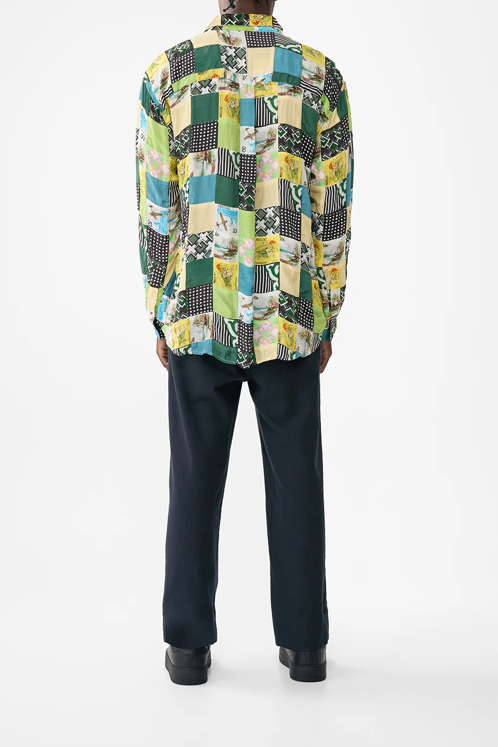 OVERSIZED PATCHWORK SHIRT MY PORTO PEN PAL - Image 2