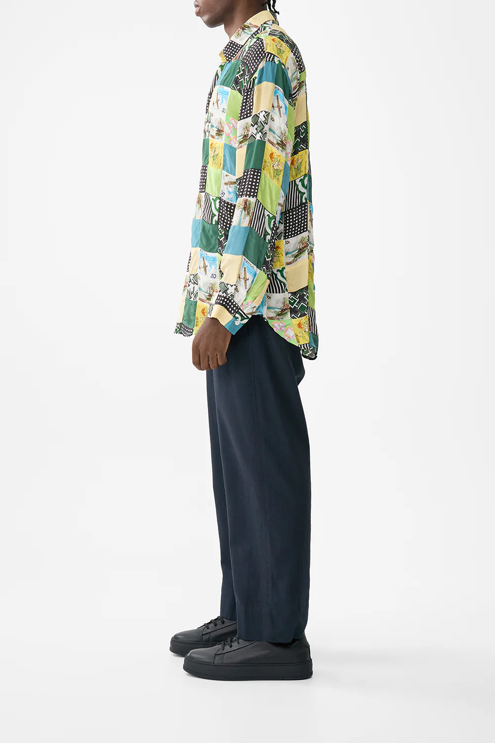 OVERSIZED PATCHWORK SHIRT MY PORTO PEN PAL - Image 4