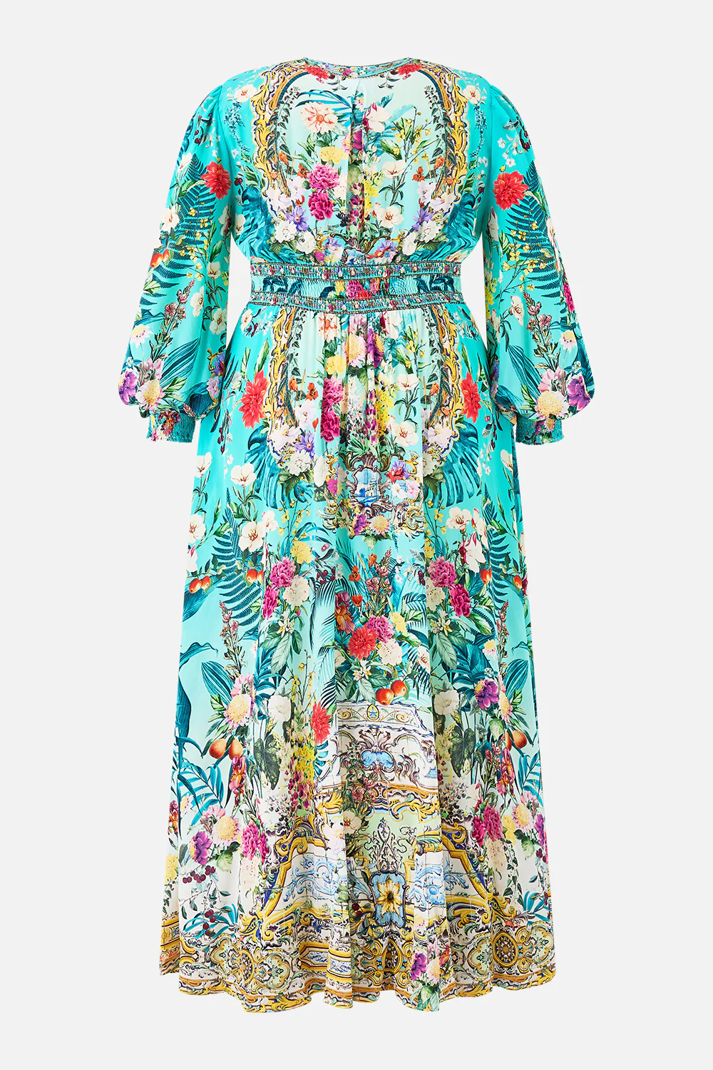 BUTTON DRESS WITH SHAPED WAISTBAND GARDENS OF QUELUZ - Image 10