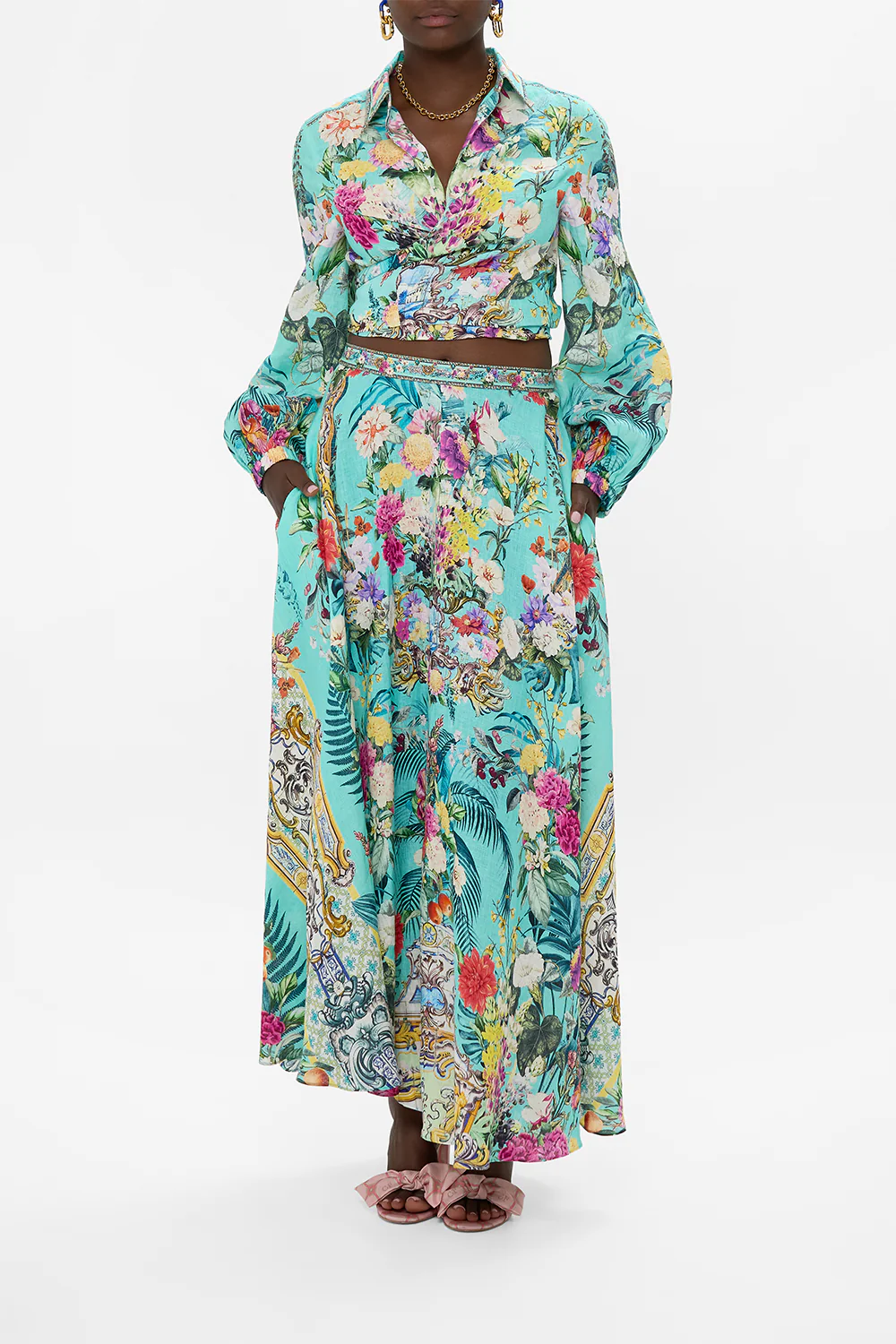 MAXI CIRCLE SKIRT GARDENS OF QUELUZ