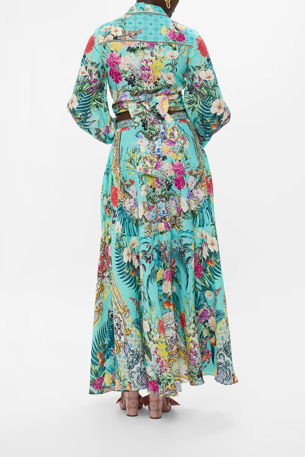 MAXI CIRCLE SKIRT GARDENS OF QUELUZ - Image 2