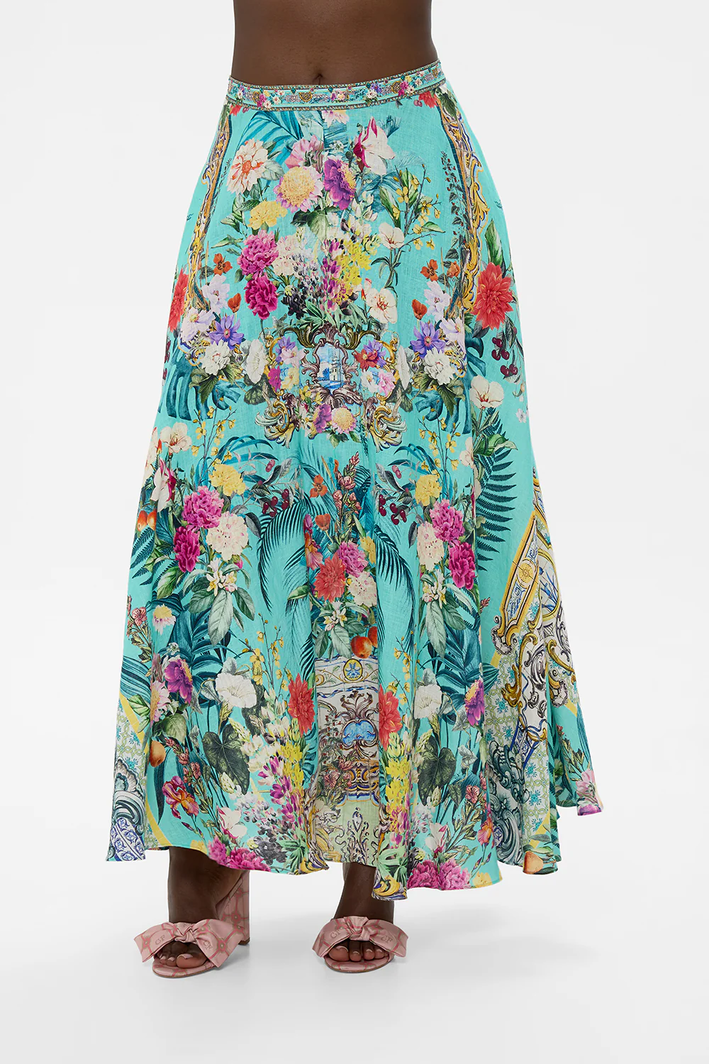 MAXI CIRCLE SKIRT GARDENS OF QUELUZ - Image 5