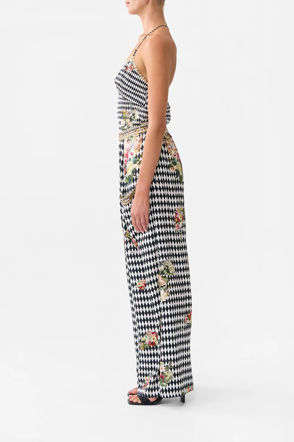 WIDE LEG TROUSER WITH FRONT POCKETS ROCOCO GLOW - Image 4