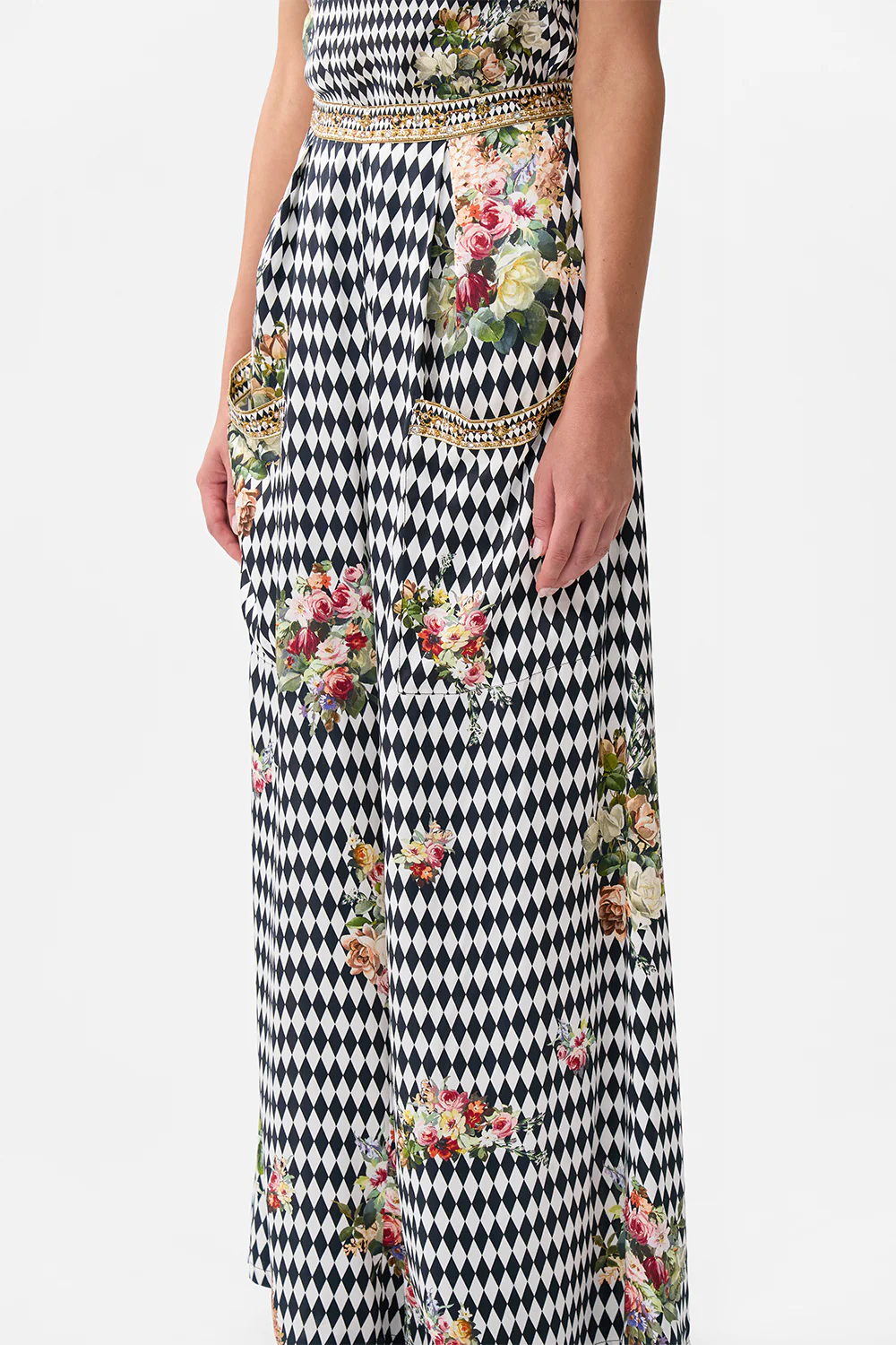 WIDE LEG TROUSER WITH FRONT POCKETS ROCOCO GLOW - Image 5