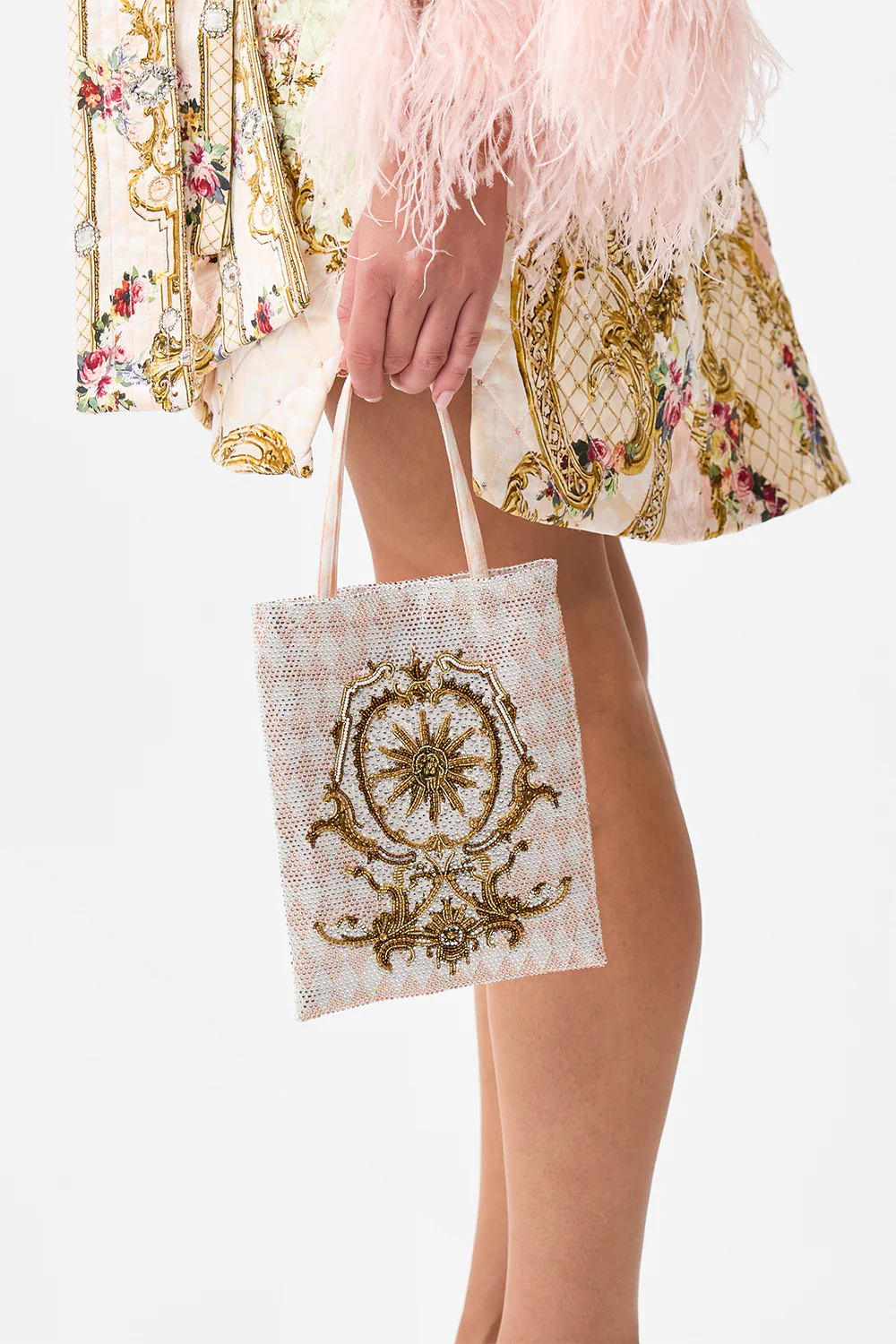 EMBELLISHED MINI TOTE THE QUEENS QUARTERS - Image 5