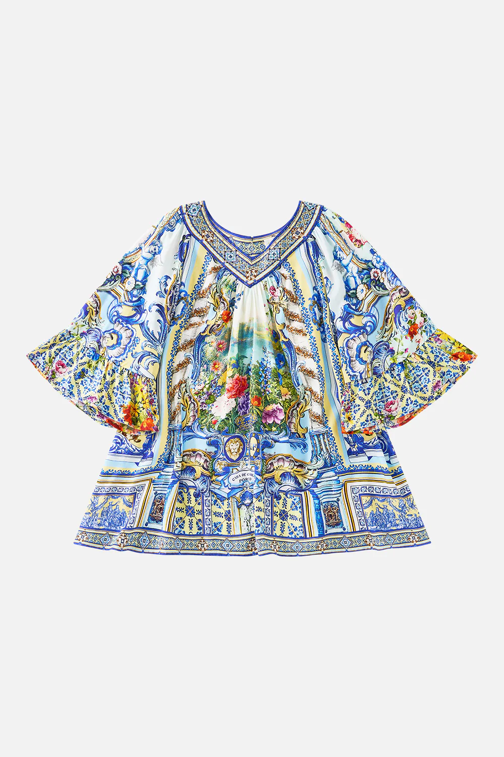 KIDS YOKE TOP DRESS 4-10 WALL TO WALL WONDERS