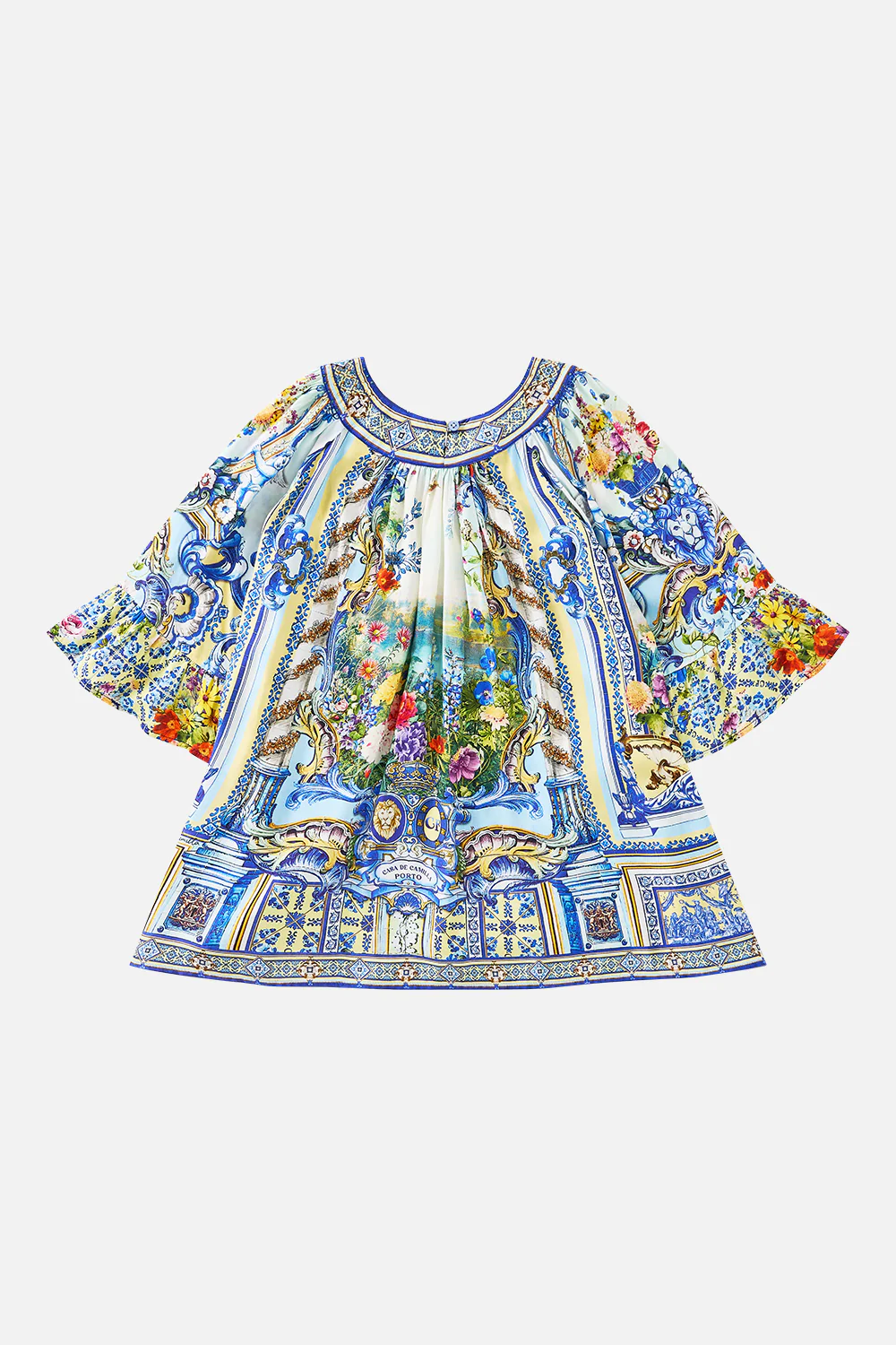 KIDS YOKE TOP DRESS 4-10 WALL TO WALL WONDERS - Image 2