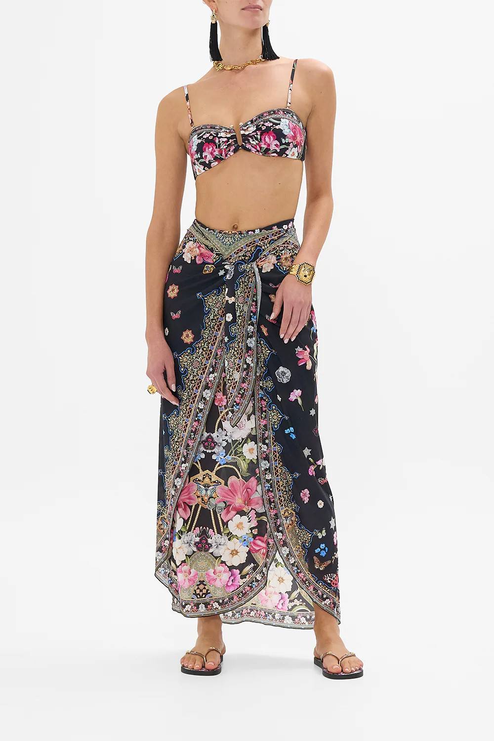 HIGH WAIST PANELLED PANT MIDNIGHT IN MONSERRATE - Image 6
