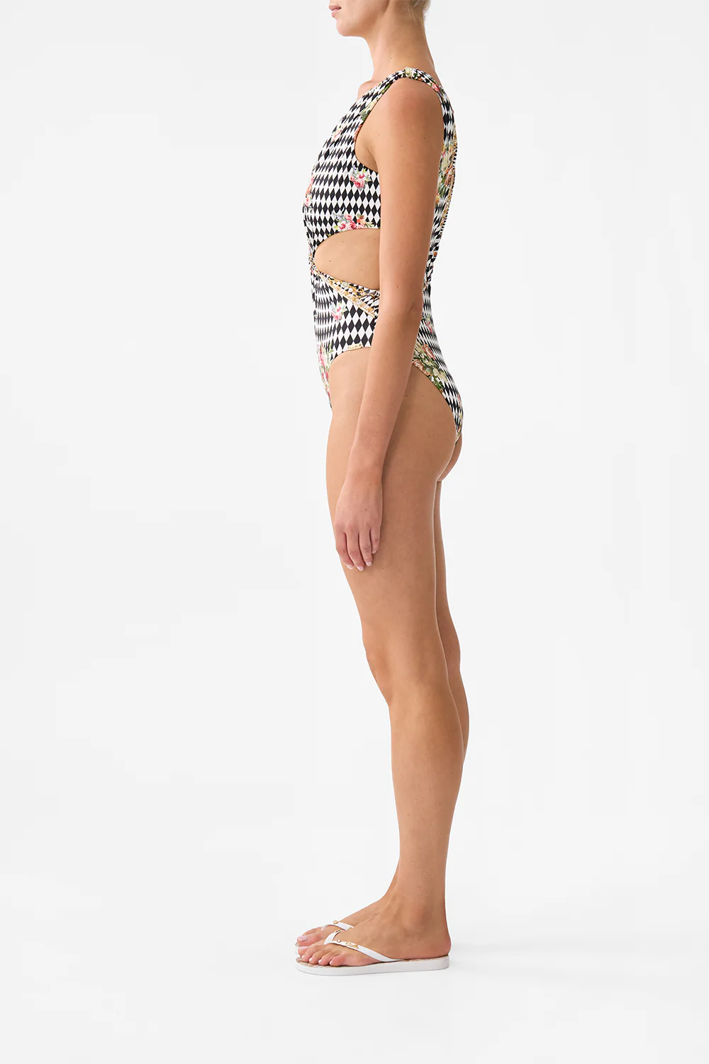 TWIST FRONT CUT OUT ONE PIECE ROCOCO GLOW - Image 4