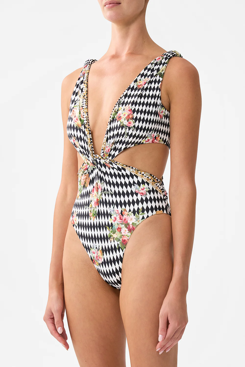 TWIST FRONT CUT OUT ONE PIECE ROCOCO GLOW - Image 5