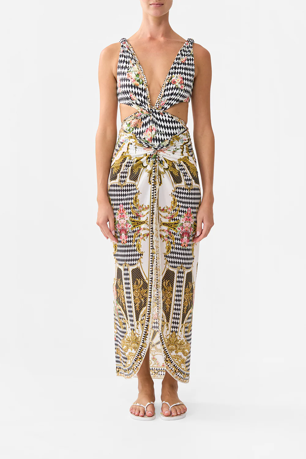 TWIST FRONT CUT OUT ONE PIECE ROCOCO GLOW - Image 6