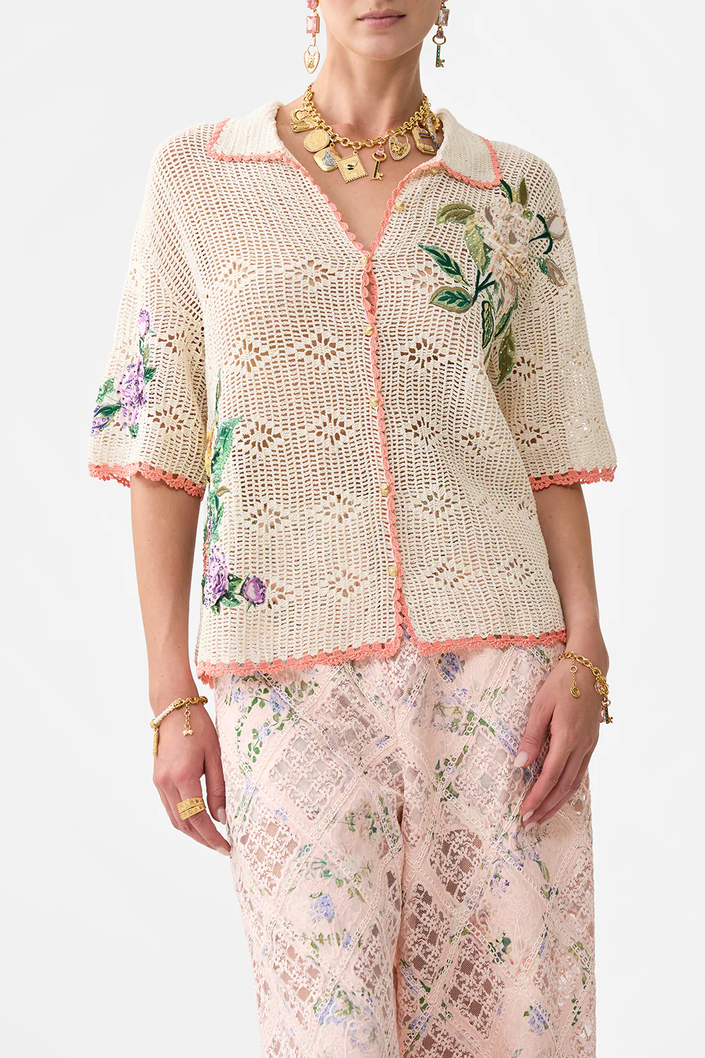 CLASSIC SHIRT- CROCHET ARCHES OF AMOR - Image 5