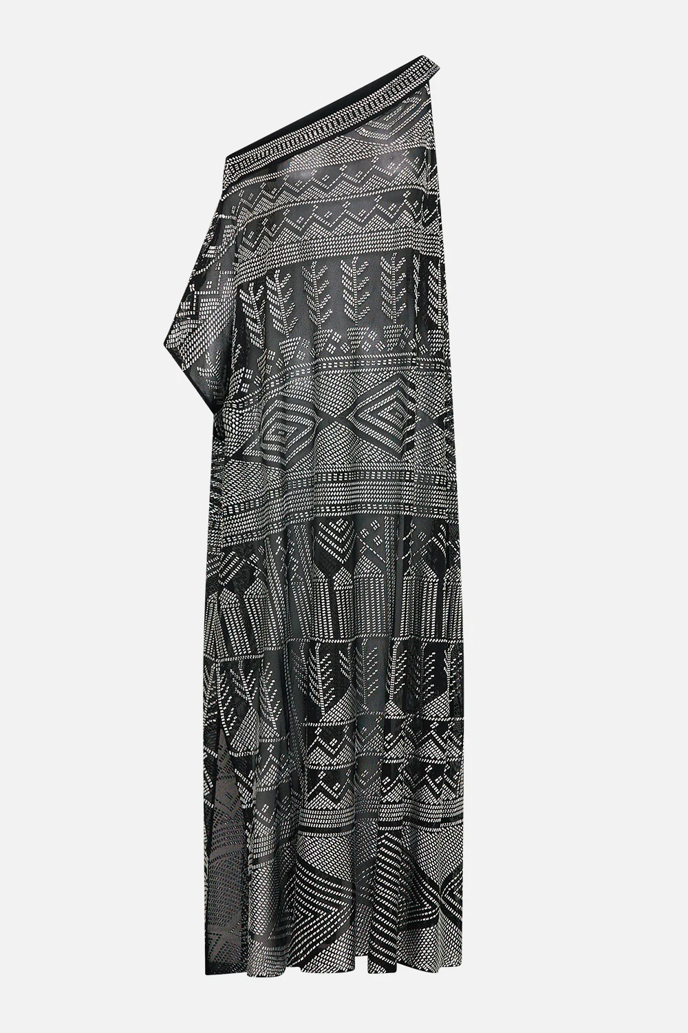 ONE SHOULDER KAFTAN WITH NECKBAND THE EGYPT EFFECT - Image 3