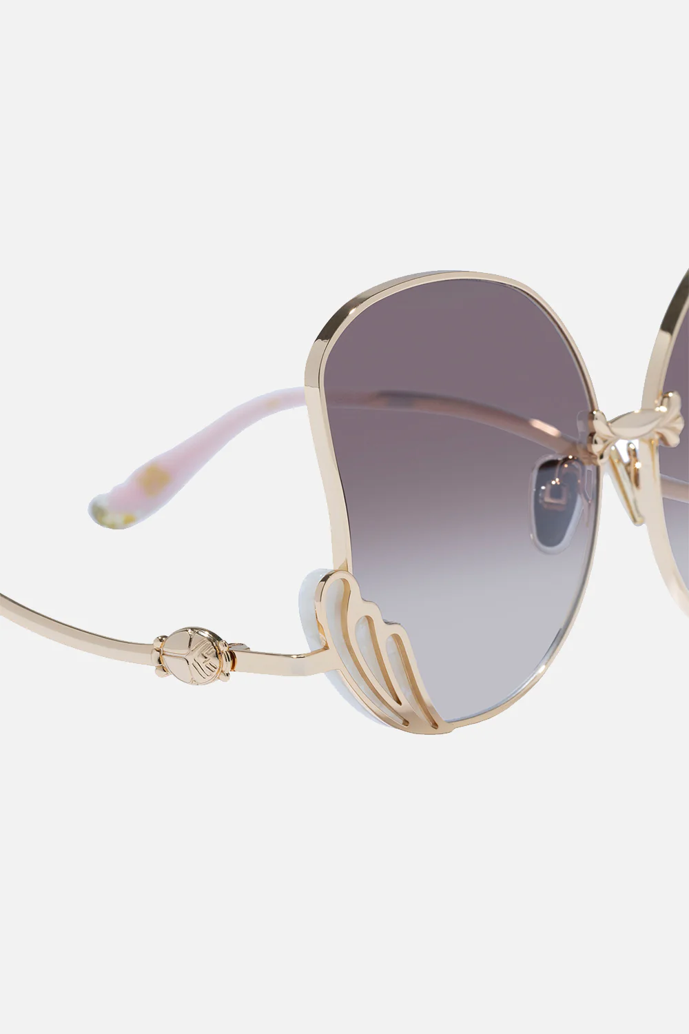 GODDESS ENERGY SUNGLASSES IVORY MARBLE - Image 3