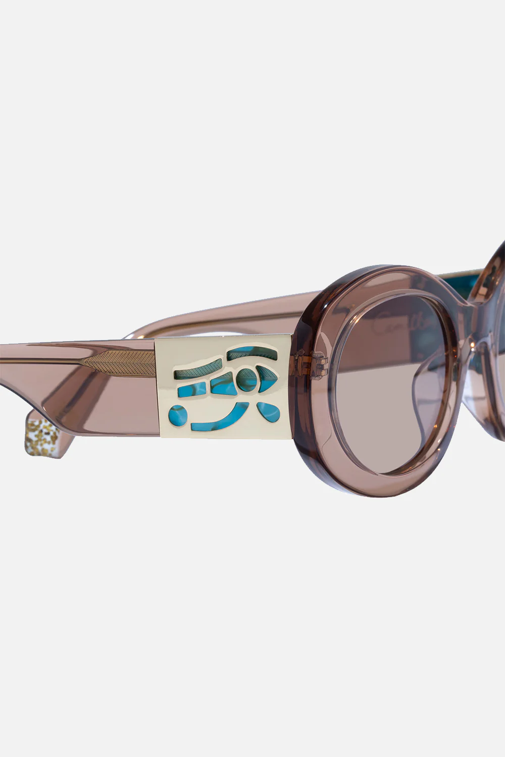 SAND STORM SUNGLASSES CARAMEL - Image 3