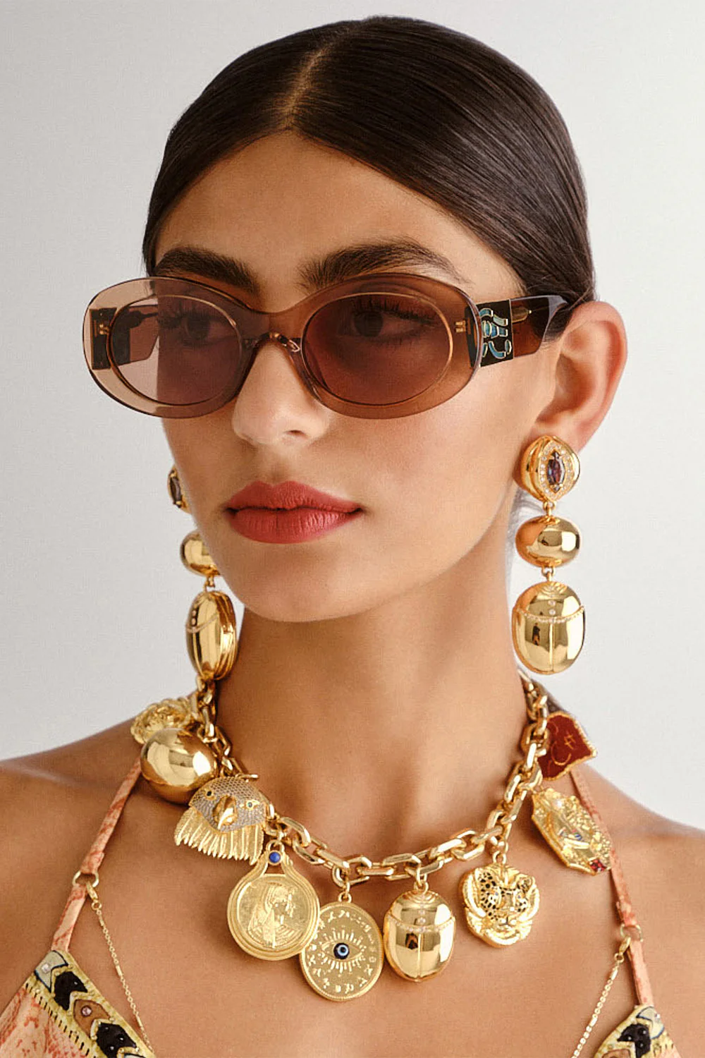 SAND STORM SUNGLASSES CARAMEL - Image 4