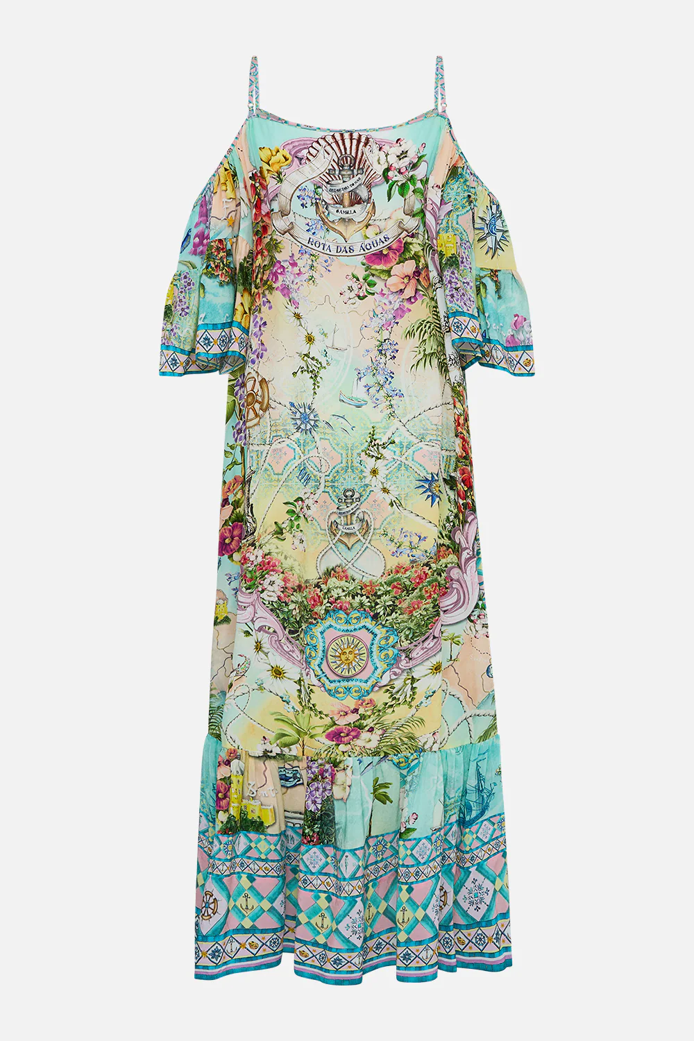 COLD SHOULDER HIGH LOW DRESS JUST COASTING - Image 8
