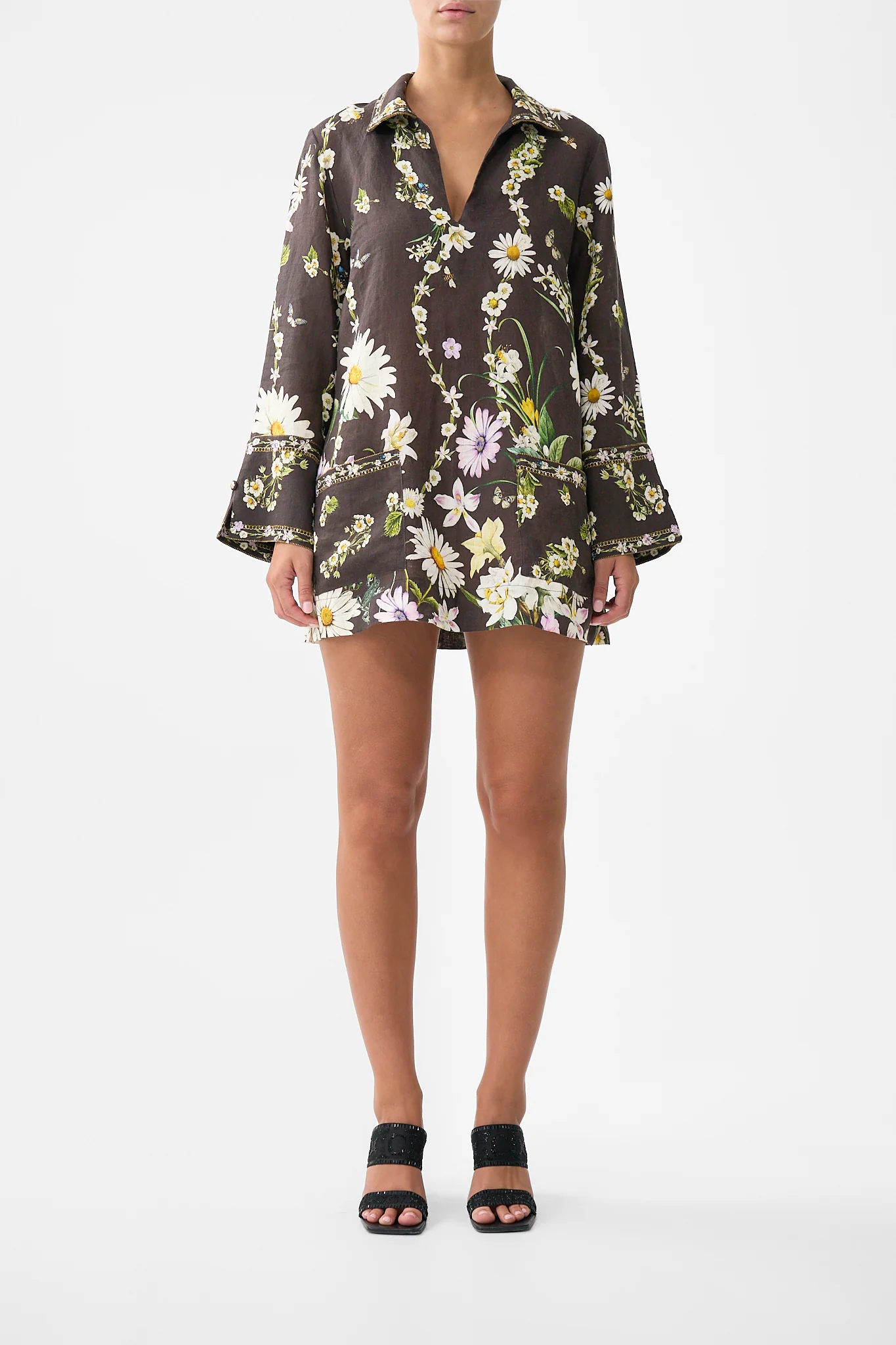 LONG SLEEVE TUNIC DRESS DISH IT, DAISY